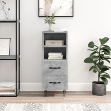 Berkfield Sideboard Concrete Grey 34.5x34x90 cm Engineered Wood