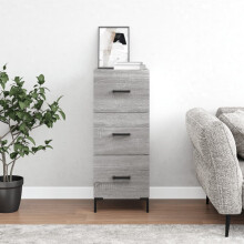 Berkfield Sideboard Grey Sonoma 34.5x34x90 cm Engineered Wood