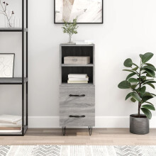 Berkfield Sideboard Grey Sonoma 34.5x34x90 cm Engineered Wood