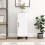 Berkfield Sideboard High Gloss White 34.5x34x90 cm Engineered Wood 1