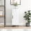 Berkfield Sideboard High Gloss White 34.5x34x90 cm Engineered Wood 1