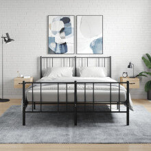 Berkfield Wall-mounted Bedside Cabinets 2 pcs Sonoma Oak 35x35x20 cm