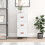 Berkfield Sideboard High Gloss White 34.5x34x90 cm Engineered Wood 1