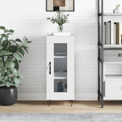 Berkfield Sideboard White 34.5x34x90 cm Engineered Wood