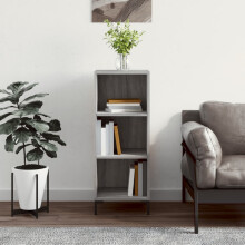 Berkfield Sideboard Grey Sonoma 34.5x32.5x90 cm Engineered Wood