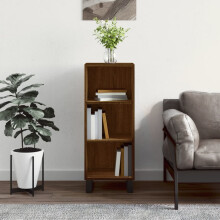Berkfield Sideboard Brown Oak 34.5x32.5x90 cm Engineered Wood