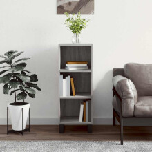 Berkfield Sideboard Grey Sonoma 34.5x32.5x90 cm Engineered Wood