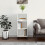 Berkfield Sideboard White 34.5x32.5x90 cm Engineered Wood 1