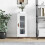 Berkfield Sideboard White 34.5x34x90 cm Engineered Wood 1