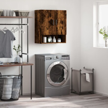 Berkfield Wall Cabinet Smoked Oak 60x31x70 cm Engineered Wood