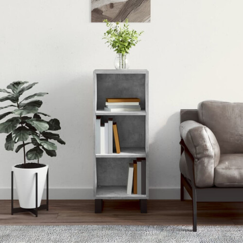 Berkfield Sideboard Concrete Grey 34.5x32.5x90 cm Engineered Wood