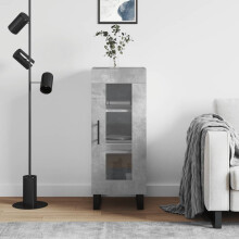 Berkfield Sideboard Concrete Grey 34.5x34x90 cm Engineered Wood