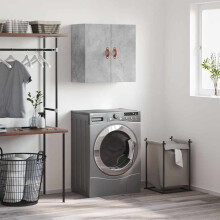 Berkfield Wall Cabinet Concrete Grey 60x31x60 cm Engineered Wood