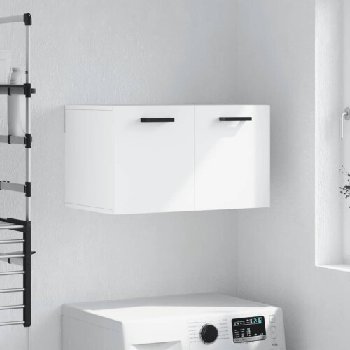 Berkfield Wall Cabinet White 60x36.5x35 cm Engineered Wood