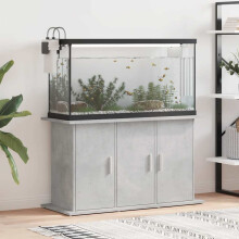 Berkfield Aquarium Stand Concrete Grey 101x41x58 cm Engineered Wood