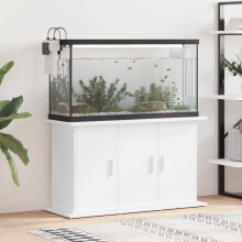 Berkfield Aquarium Stand White 101x41x58 cm Engineered Wood