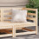 Berkfield Garden Sofa Corner 70x70x67 cm Solid Wood Pine 1