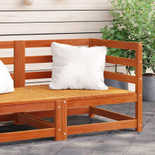 Berkfield Garden Sofa Corner Wax Brown 70x70x67 cm Solid Wood Pine