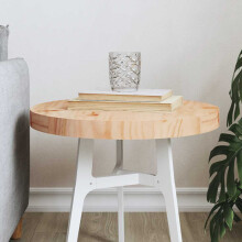 Berkfield Table Top Round ò40x3 cm Solid Wood Pine