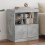 Berkfield Sideboard with LED Lights Concrete Grey 60x37x67 cm 1