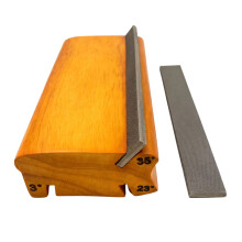 Guitar Fret Edge File with 3 Adjustable Angles-dark wood color