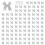 100Pcs Gift Wrapping Ribbon Bowknot 8cm Polyester Fabric-Gray 1