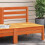 Berkfield Garden Sofa Armless Wax Brown Solid Wood Pine 1