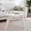 Berkfield Table Top Round White ò60x3 cm Solid Wood Pine 1