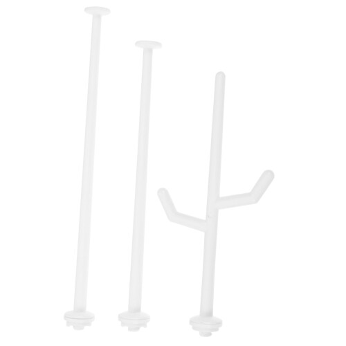 3pcs Bottle Drying Rack Rods Replacement for Portable Travel Kitchen Rack, Easy Install