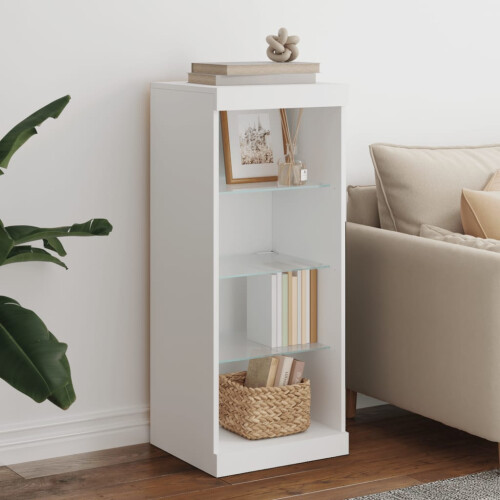 Berkfield Sideboard with LED Lights White 41x37x100 cm