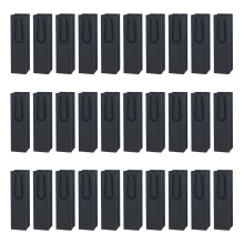 Pack of 30 Durable Secure Paper Bags for Safe Carrying of-Black