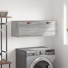 Berkfield Wall Cabinet Grey Sonoma 100x36.5x35 cm Engineered Wood