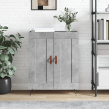 Berkfield Sideboard Concrete Grey 69.5x34x90 cm Engineered Wood