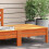 Berkfield Garden Footstool Wax Brown Solid Wood Pine 1