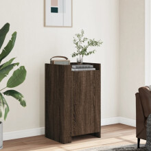 Berkfield Sideboard Brown Oak 45x35x75 cm Engineered Wood