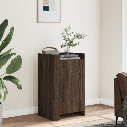 Berkfield Sideboard Brown Oak 45x35x75 cm Engineered Wood