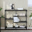 Berkfield Console Table Black 103x32x95 cm Engineered Wood 1