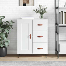 Berkfield Sideboard White 69.5x34x90 cm Engineered Wood