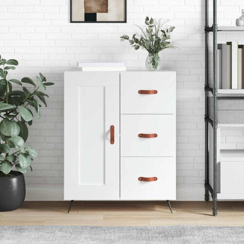 Berkfield Sideboard White 69.5x34x90 cm Engineered Wood