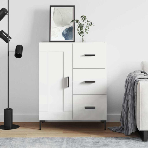 Berkfield Sideboard White 69.5x34x90 cm Engineered Wood