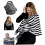Breathable Nursing Cover and Breastfeeding Scarf for Moms, Multiuse Shawl with Discreet Coverage 1