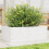 Berkfield Garden Planter White 70x40x23 cm Solid Wood Pine 1