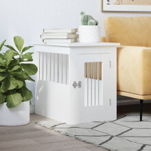 Berkfield Dog Crate Furniture White 45x62x59 cm Engineered Wood