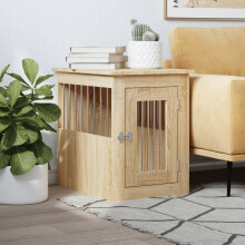 Berkfield Dog Crate Furniture Sonoma Oak 45x62x59 cm Engineered Wood