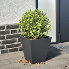 Berkfield Garden Planter Anthracite 30x30x30 cm Steel