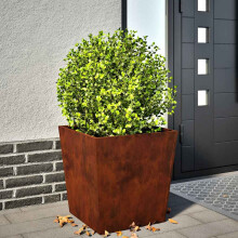 Berkfield Garden Planters 2 pcs 50x50x50 cm Weathering Steel