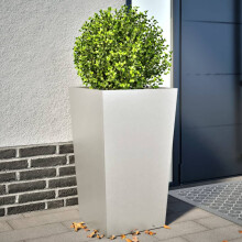 Berkfield Garden Planters 45x45x75 cm 2 pcs Stainless Steel