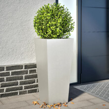 Berkfield Garden Planters 35x35x75 cm 2 pcs Stainless Steel