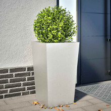 Berkfield Garden Planter 45x45x75 cm Stainless Steel