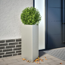 Berkfield Garden Planter Triangular 40x34.5x75 cm Stainless Steel
